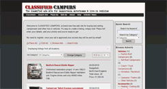 Desktop Screenshot of classifiedcampers.com